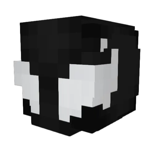 Monster698 Minecraft avatar head, 3D render