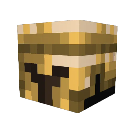 MonsterBuilder15 Minecraft avatar head, 3D render
