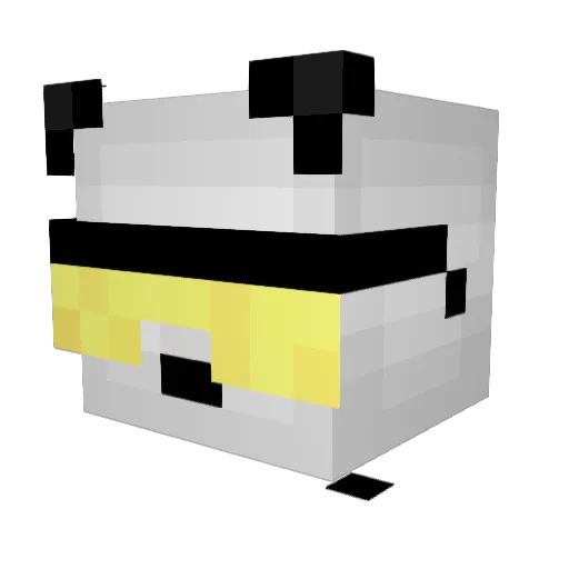 MonsterDonut164 Minecraft avatar head, 3D render