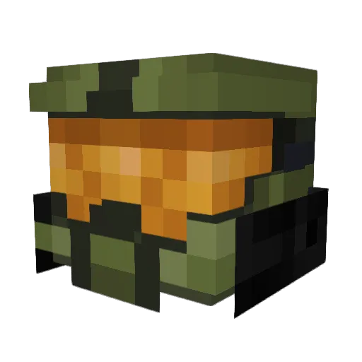 MonsterDream Minecraft avatar head, 3D render