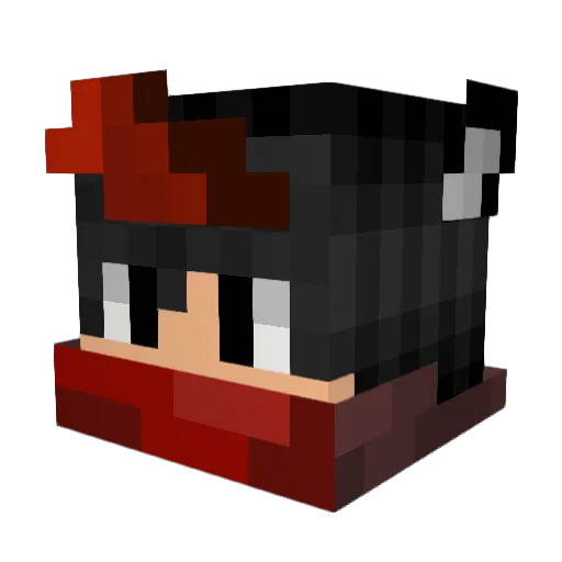 MonsterGamer23 Minecraft avatar head, 3D render