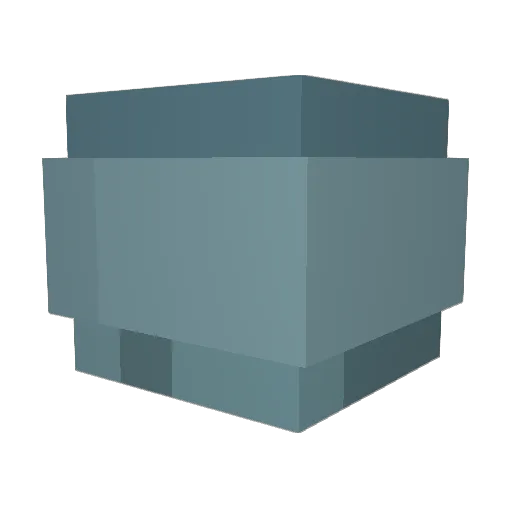 MonsterHit Minecraft avatar head, 3D render