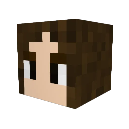 MonsterSoda Minecraft avatar head, 3D render