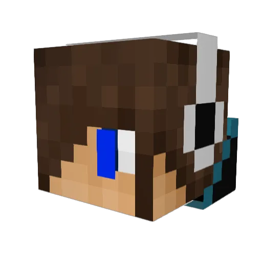 Monster_Dymond Minecraft avatar head, 3D render