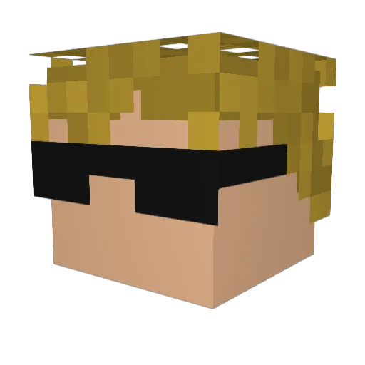Monster_Gaming23 Minecraft avatar head, 3D render