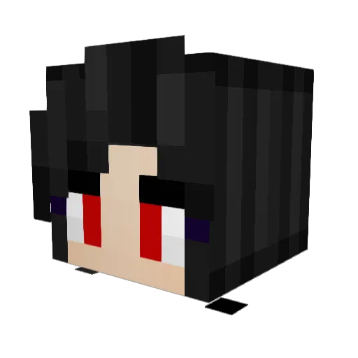 Monster_Hunters Minecraft avatar head, 3D render