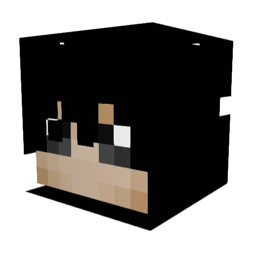 Monster_Master Minecraft avatar head, 3D render