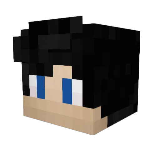 Monster_Playss Minecraft avatar head, 3D render