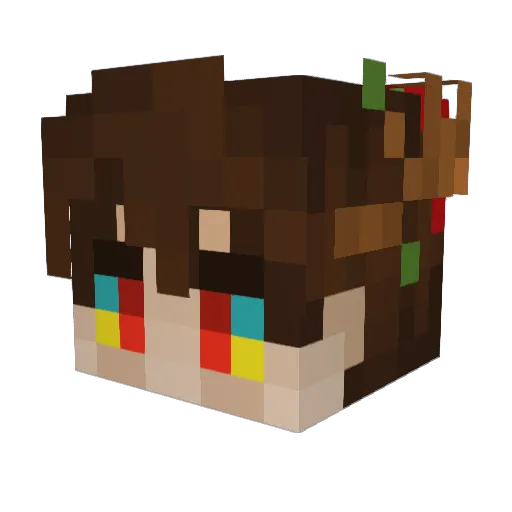 Monster_Sun Minecraft avatar head, 3D render