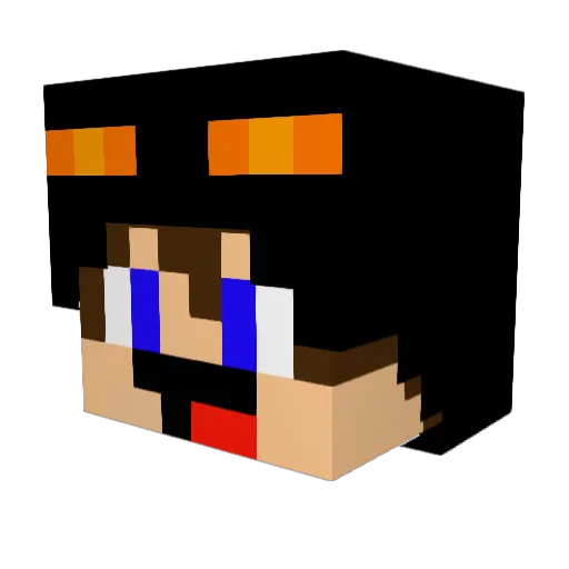 Monsterboy2004 Minecraft avatar head, 3D render