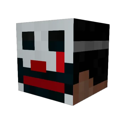Monsterchou Minecraft avatar head, 3D render