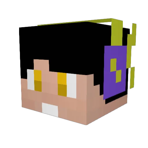 Monsterkills154 Minecraft avatar head, 3D render