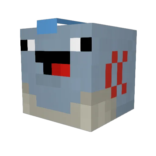 Monstermeister Minecraft avatar head, 3D render