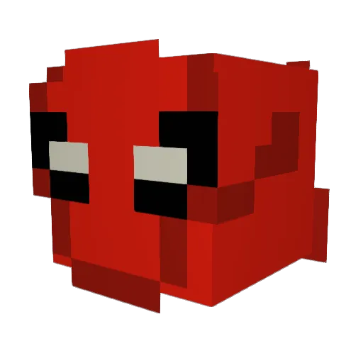Monsterousgamer Minecraft avatar head, 3D render