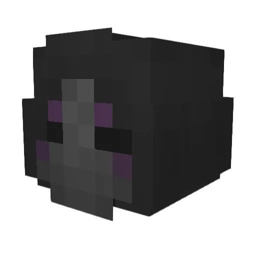 MonsterzSlayer Minecraft avatar head, 3D render