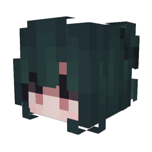 MonstrousScandal Minecraft avatar head, 3D render