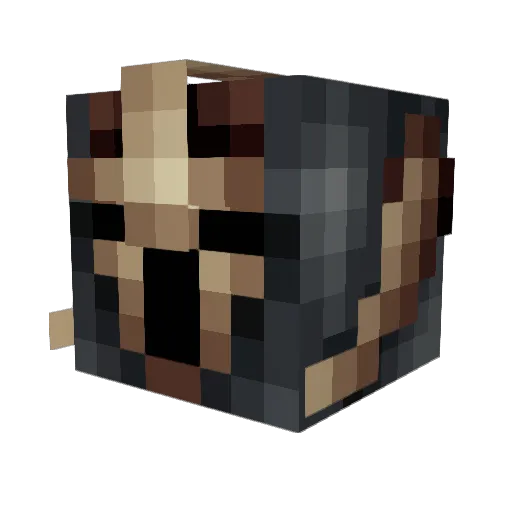 Monstrum112 Minecraft avatar head, 3D render