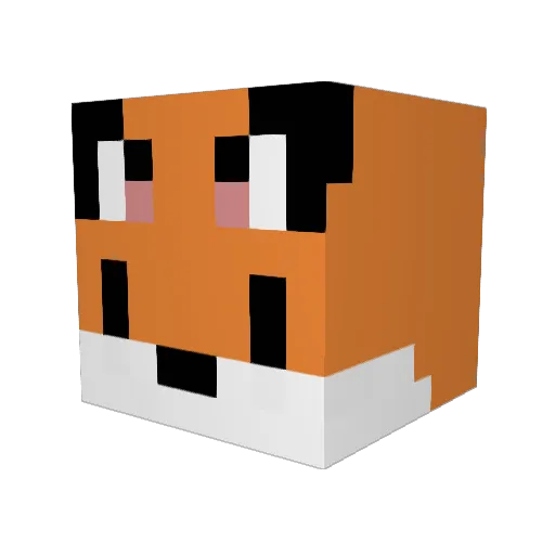Monstrus77 Minecraft avatar head, 3D render