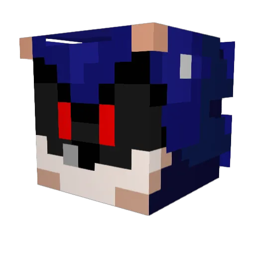Monstruum Minecraft avatar head, 3D render