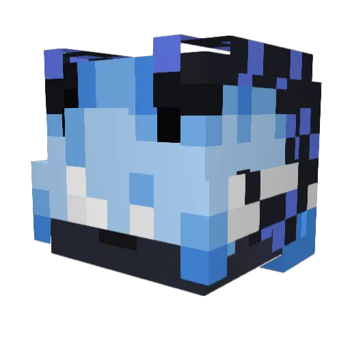MontaVH Minecraft avatar head, 3D render