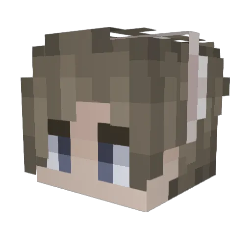 MontanaGiant01 Minecraft avatar head, 3D render