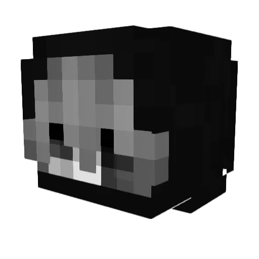MontarisX Minecraft avatar head, 3D render