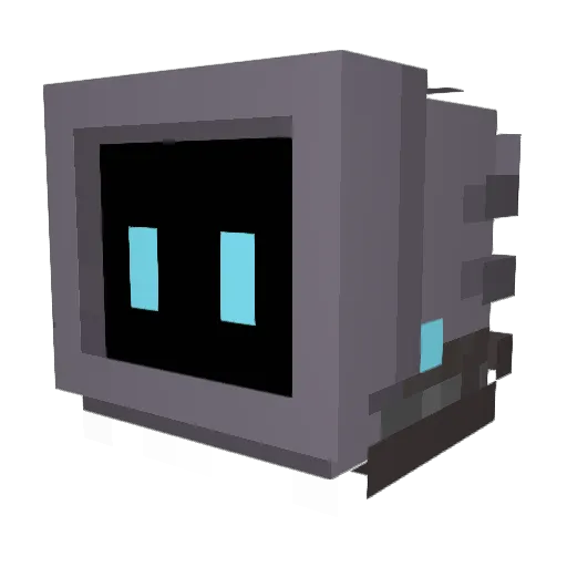 Montayus Minecraft avatar head, 3D render
