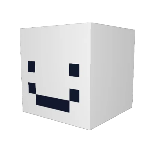 Montburger Minecraft avatar head, 3D render