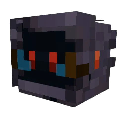 Monte2033 Minecraft avatar head, 3D render
