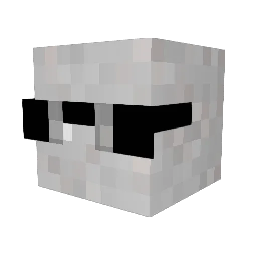 MonteCarlo97 Minecraft avatar head, 3D render