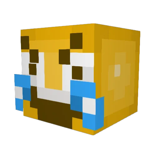 MonteCarlos Minecraft avatar head, 3D render