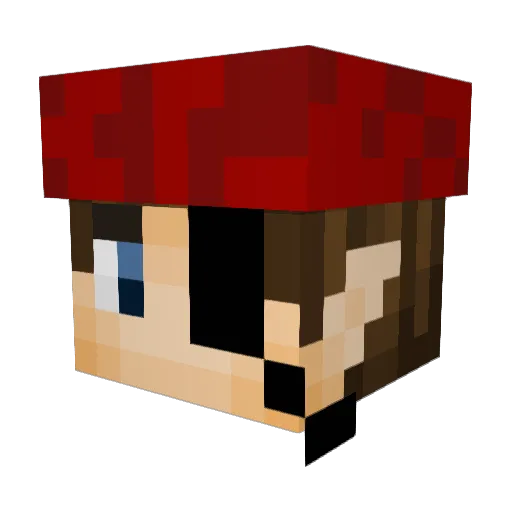 MonteMontanaa Minecraft avatar head, 3D render