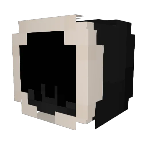 MonteOlimpo Minecraft avatar head, 3D render