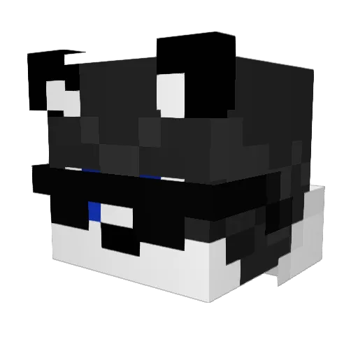 Montek___ Minecraft avatar head, 3D render