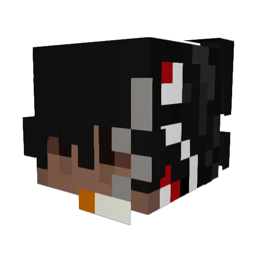 Monterrain Minecraft avatar head, 3D render