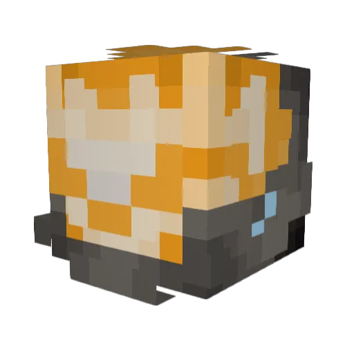 Montes21 Minecraft avatar head, 3D render