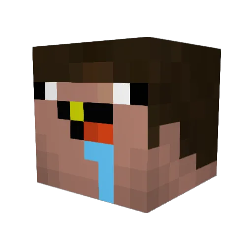 Montesinos1990 Minecraft avatar head, 3D render