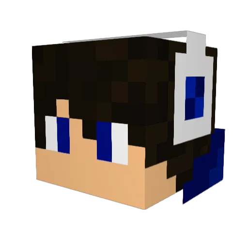 Montgomery82 Minecraft avatar head, 3D render