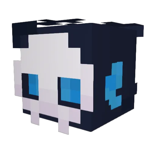 Monti2746 Minecraft avatar head, 3D render