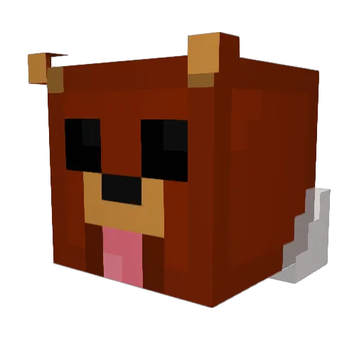 Montse7030 Minecraft avatar head, 3D render