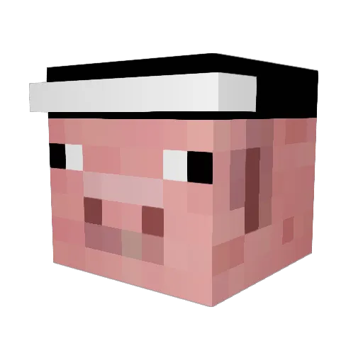 Minecraft-Avatar von MontyHinklestink: Kopf als 3D-Render