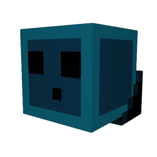 MontyK_ Minecraft avatar head, 3D render