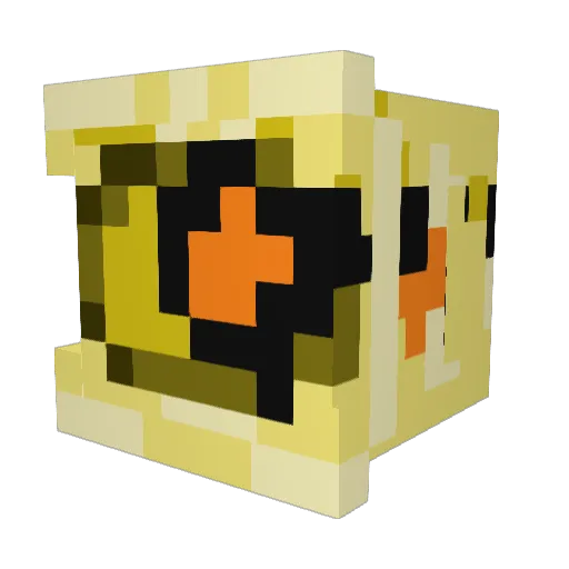 MontyRush Minecraft avatar head, 3D render