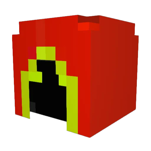 Mony39 Minecraft avatar head, 3D render