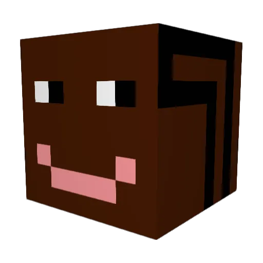 Monza445 Minecraft avatar head, 3D render