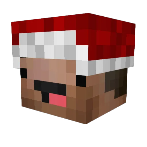 MonzterLIVE Minecraft avatar head, 3D render