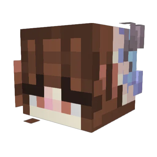 Moo041334 Minecraft avatar head, 3D render