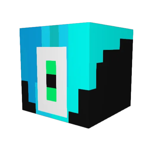 Moo5termoo Minecraft avatar head, 3D render