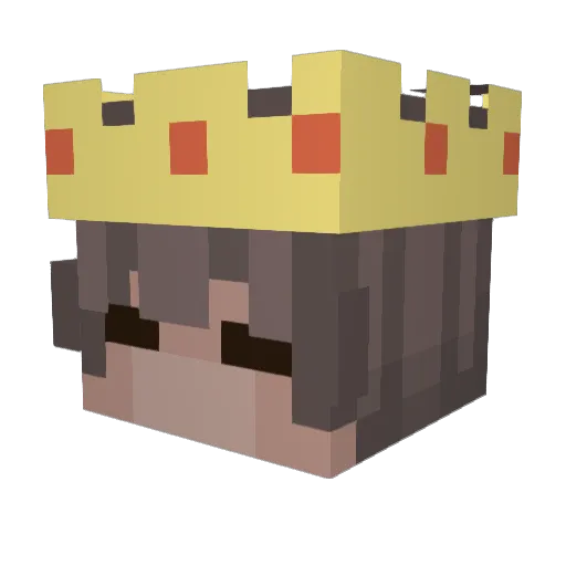 MooCowUnibrow_88 Minecraft avatar head, 3D render