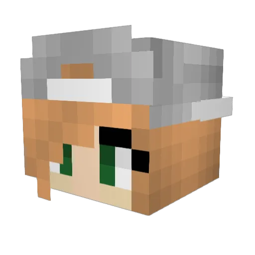 MooMoo1901 Minecraft avatar head, 3D render